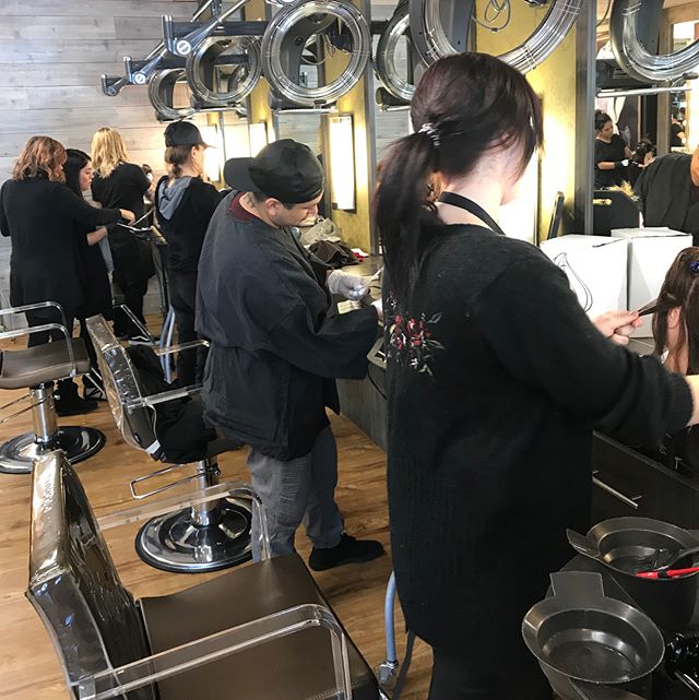 Our team of stylists have been working together to create and perfect a new technique that will brighten up your color for spring! _________________________________#instahair #instabeauty #atthesalon #salonlife #hair #hairspiration #hairsalon #haircolor #hairstyles #hairstyling #haircut #carlsbad #sandiego #sandiegohair #carlsbadhair #aveda #avedacolor #avedaproducts #avedaartist #smellslikeaveda #extendededucation